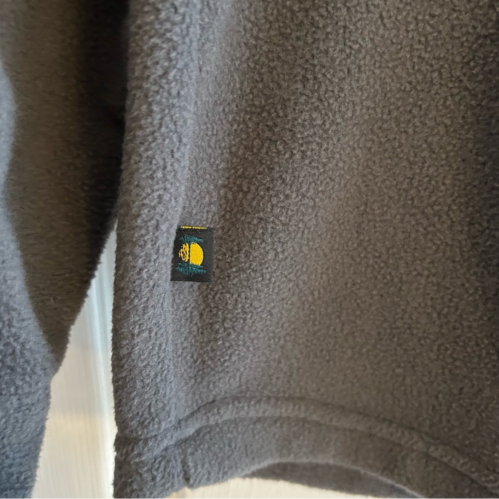 Horizon by Bass Creek Outfitters NWT Men's Gray Fleece snap Shacket size Medium - Picture 6 of 10